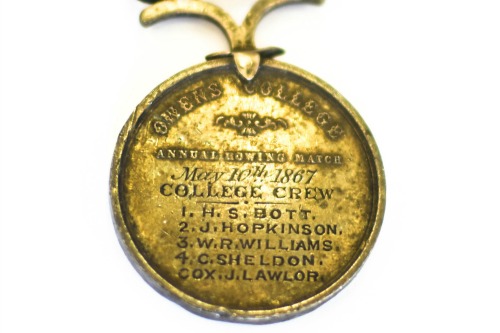 Rowing Race medallion