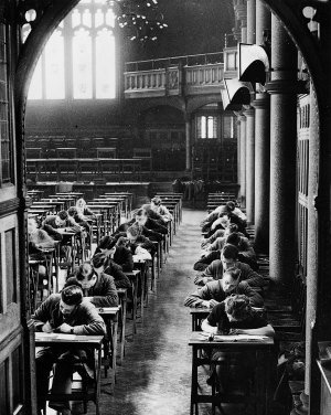 Examinations in the Hall, 1939