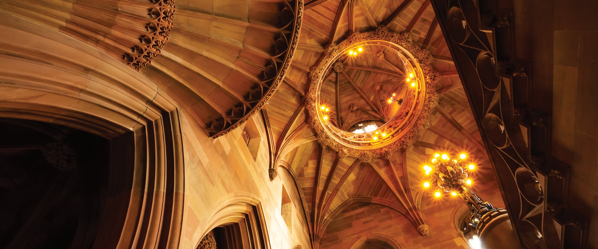 Vaulted ceiling of The John Rylands Library