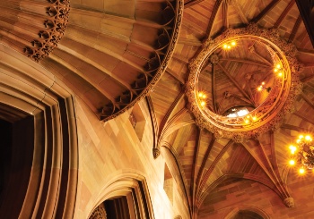 Vaulted ceiling of The John Rylands Library