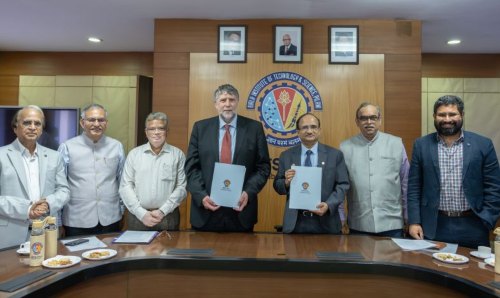The University of Manchester delegation visiting BITS Pilani in India