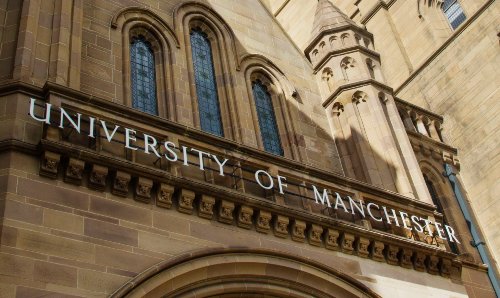 The University of Manchester sign