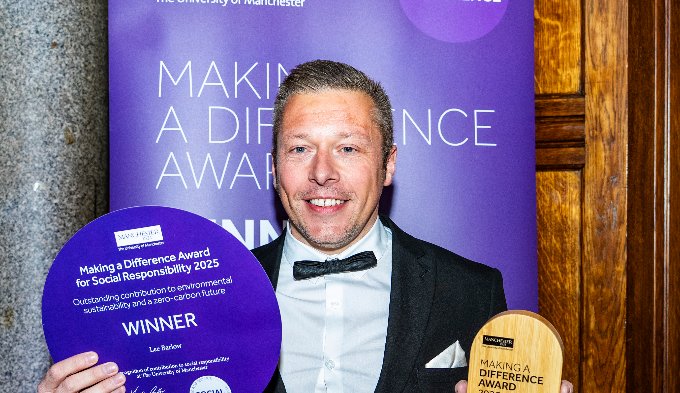 Previous Making a Difference Awards winner, Lee Barlow.