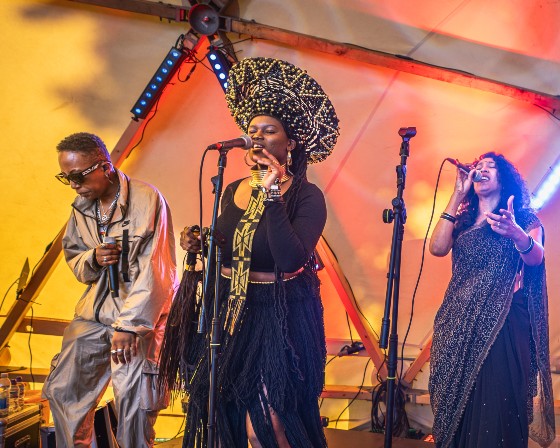 GRRRL performing at Universally Manchester Festival.