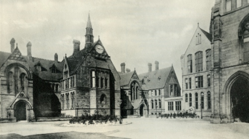 An old image of the Old Quadrangle.