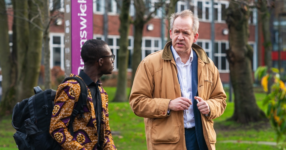 Duncan Ivison and Kwame Asamoah Kwarteng