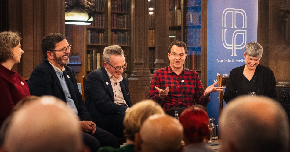 Panellists in conversation.