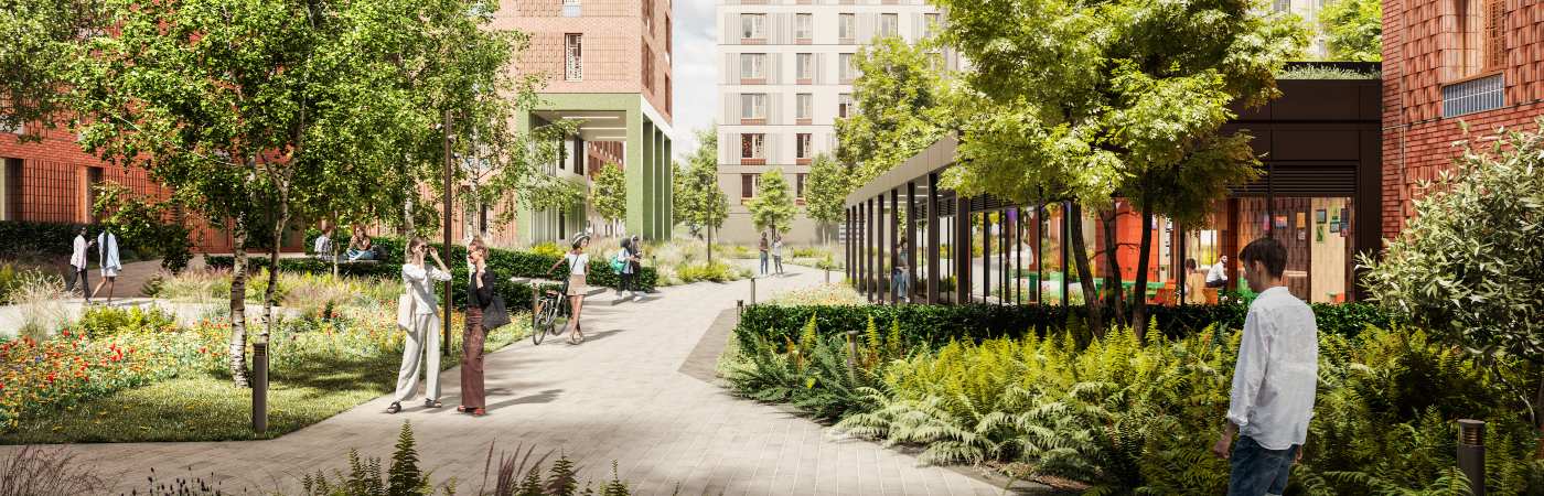 Artist's impression of Fallowfield Campus Redevelopment Project