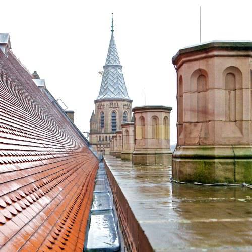 Arch tower roof