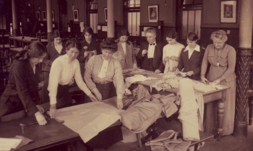Women at work in the Dover Street Building