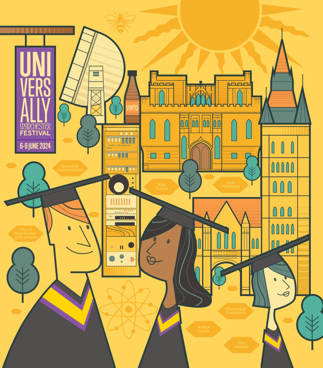 Bicentenary celebration illustration