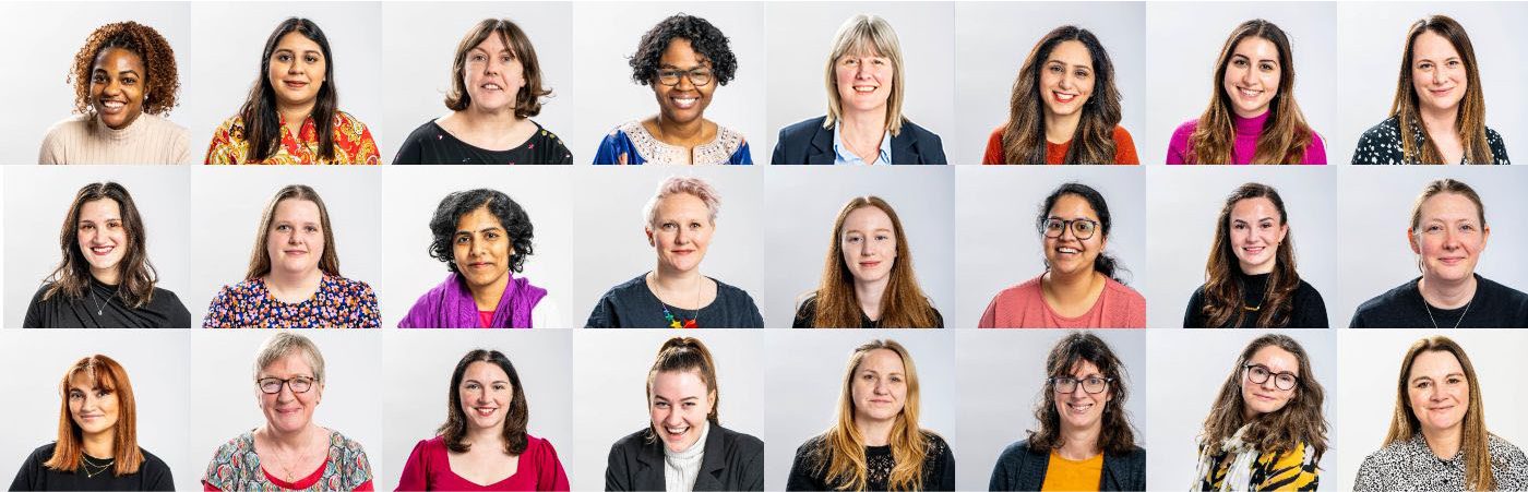 Images of women across The University of Manchester community.