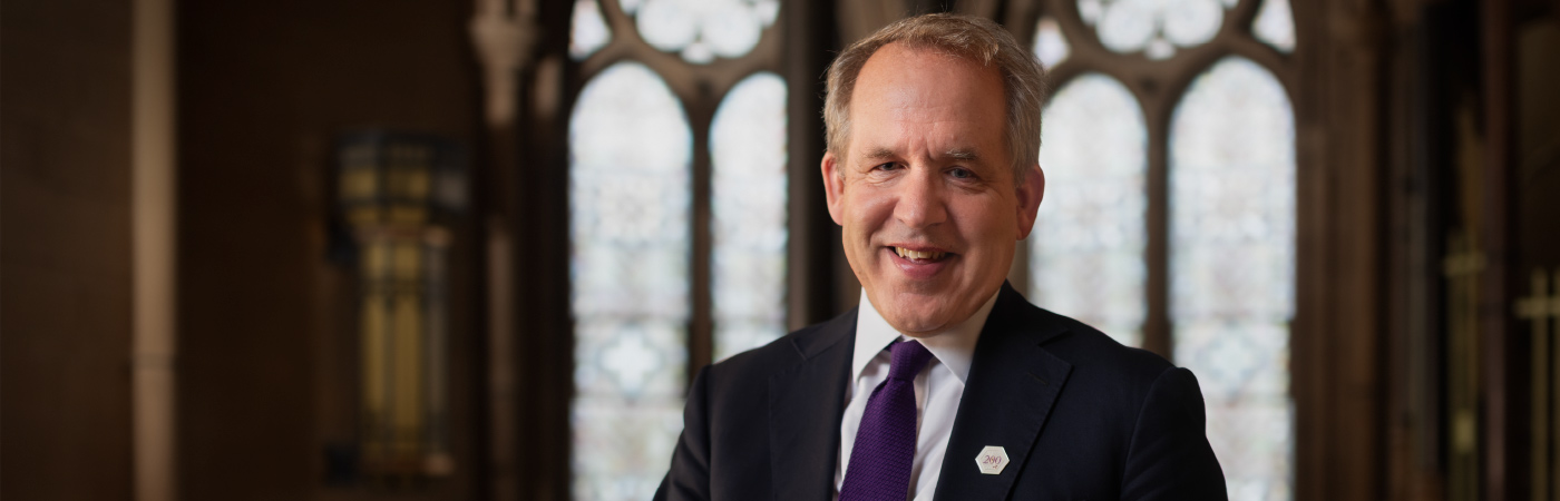 Professor Duncan Ivison, President and Vice-Chancellor of The University of Manchester