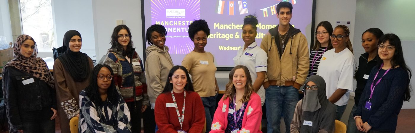 Black and South Asian students sat with coaches