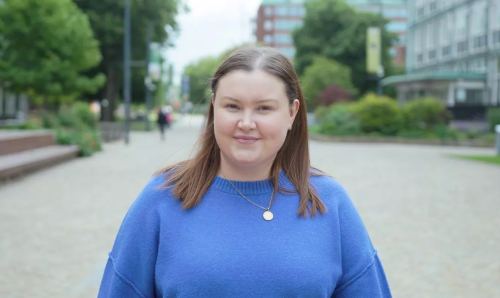 Manchester graduate, Holly Egan.