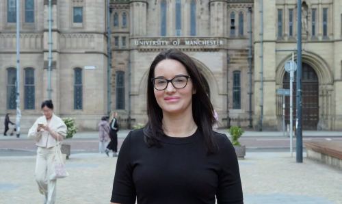 Manchester graduate, Victoria Healy. 