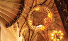 Vaulted ceiling of The John Rylands Library