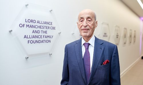 Lord David Alliance CBE at the Alliance Manchester Business School