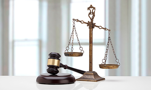 gavel and scales