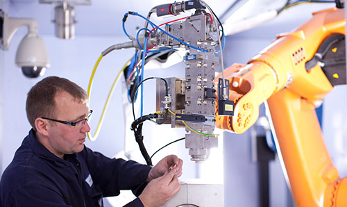 Advanced welding taking place at Dalton