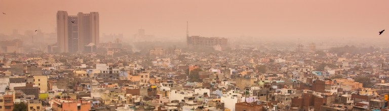 Delhi skyline