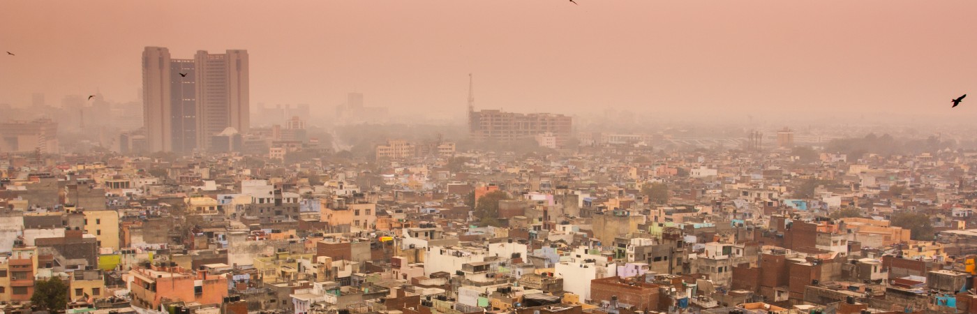 Delhi skyline