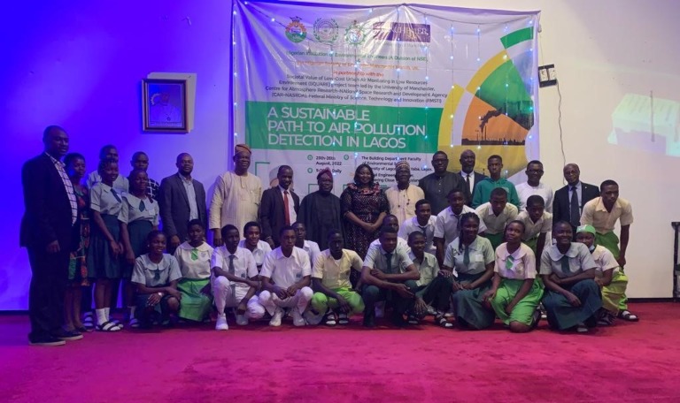 First of its kind policy engagement with collaborators on a sustainable path to air pollution detection in Lagos, Nigeria (25-26 August 2022)