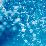 Close up of water bubbles 
