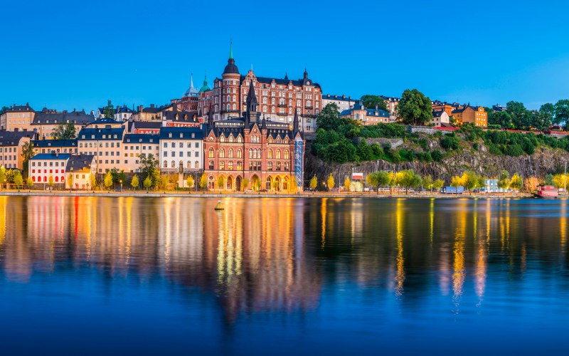 Stockholm old town waterfront