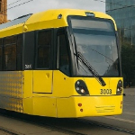 Manchester's Metrolink tram.