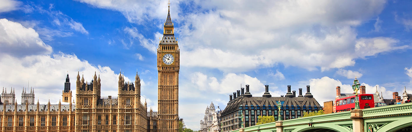 Houses of Parliament and the River Thames