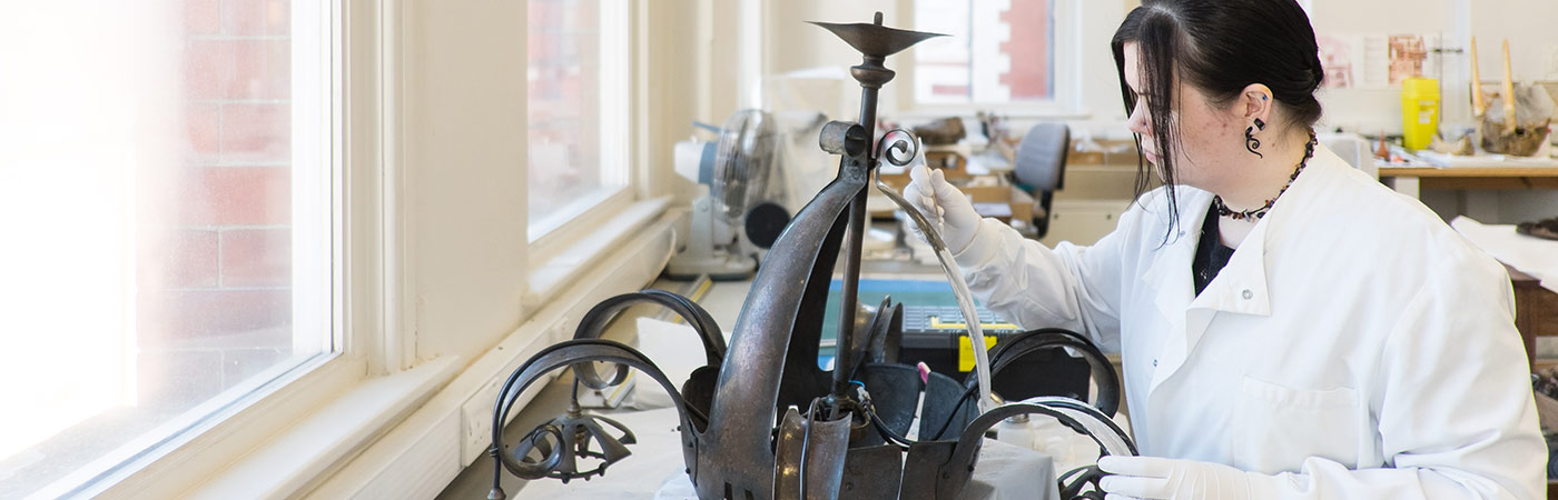 Research and conservation being undertook in the museum