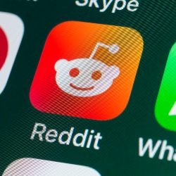 Reddit app on phone screen