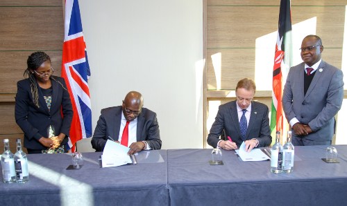 Officials from Manchester and Kenya sign a Memorandum of Understanding