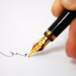 Pen writing