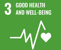SDG poster for good health and wellbeing