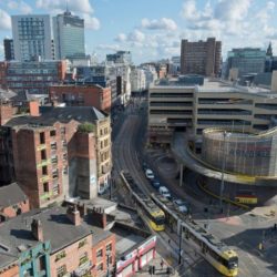 Aerial view of Manchester Arndale