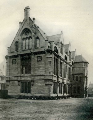 The Christie Library, viewed from the quad