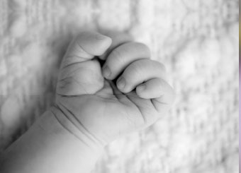Photo of a baby's hand