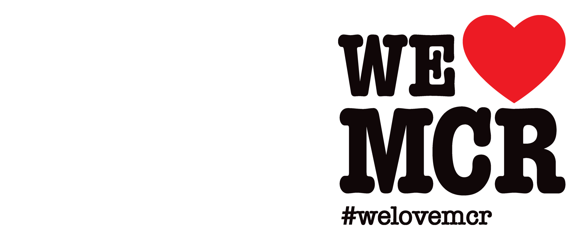 The #weloveManchester logo