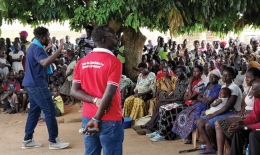 A lecture in Uganda