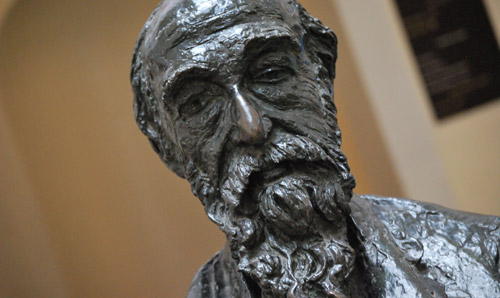 A bust of Samuel Alexander