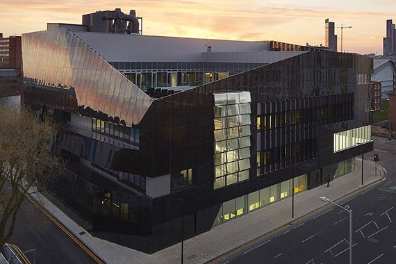 National Graphene Institute scientists preparing graphene sample