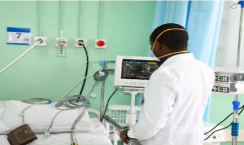 Hospital room in Kenya