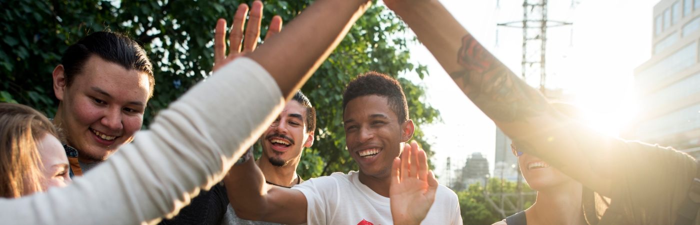 Group of young people