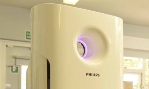 Philips air monitor in a classroom