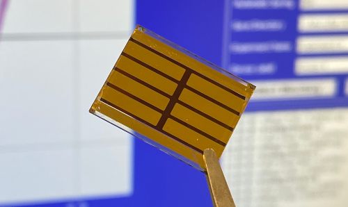 Side of a perovskite solar cells