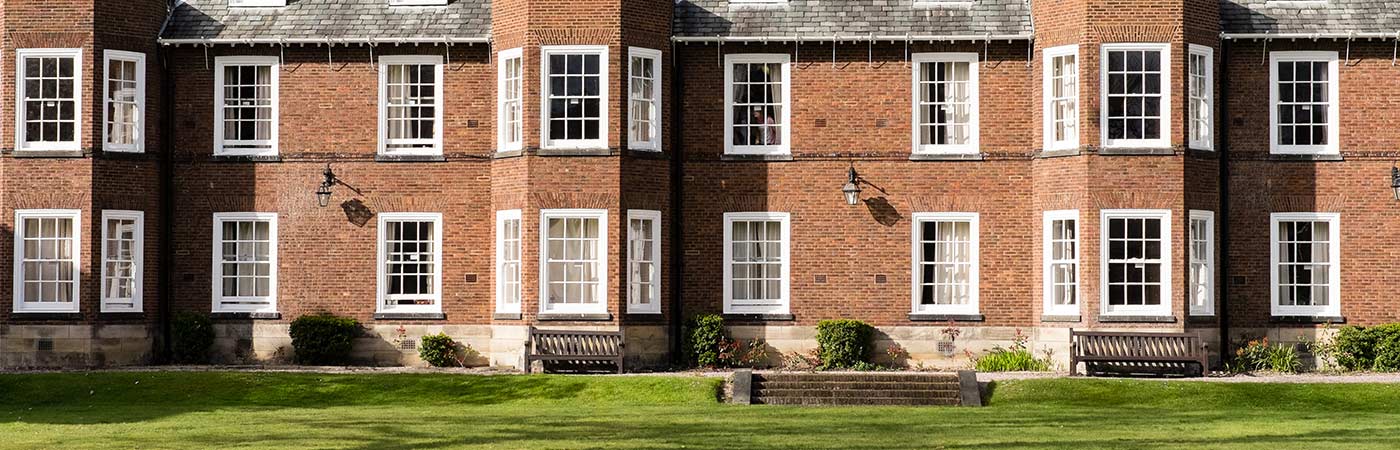 Exterior of Ashburne Halls of residence