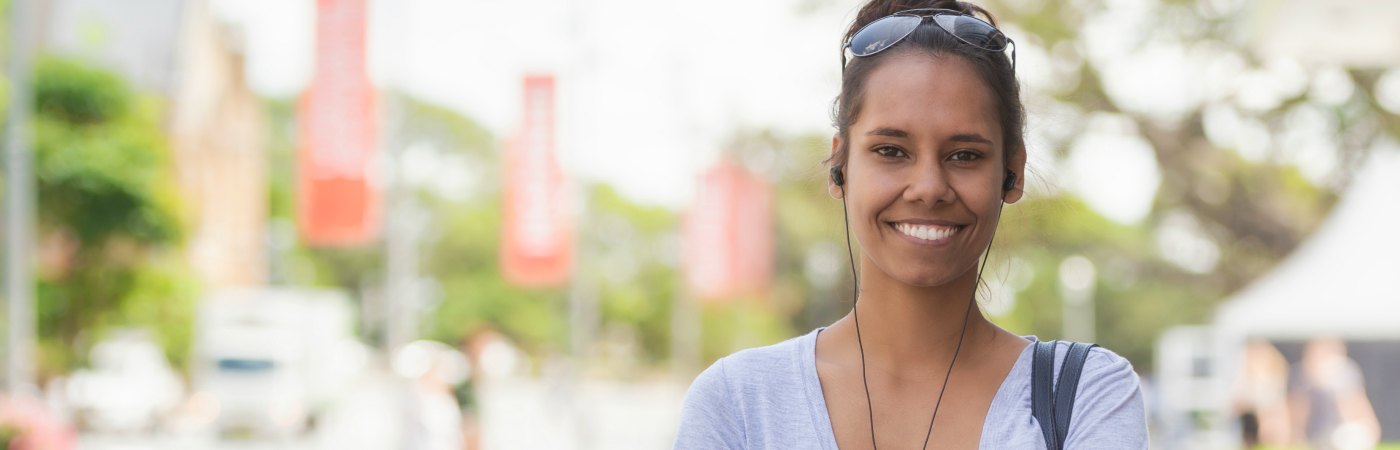 Female Australian student