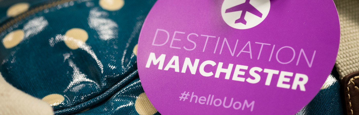 image of welcome to Manchester badge